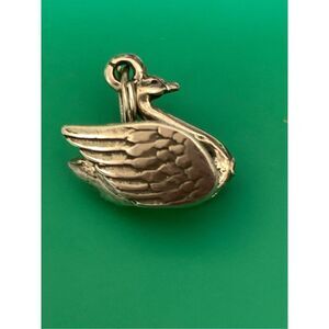 Partridge in a Pear Tree Swan Sterling Silver Jewelry Charm #song #Christmas